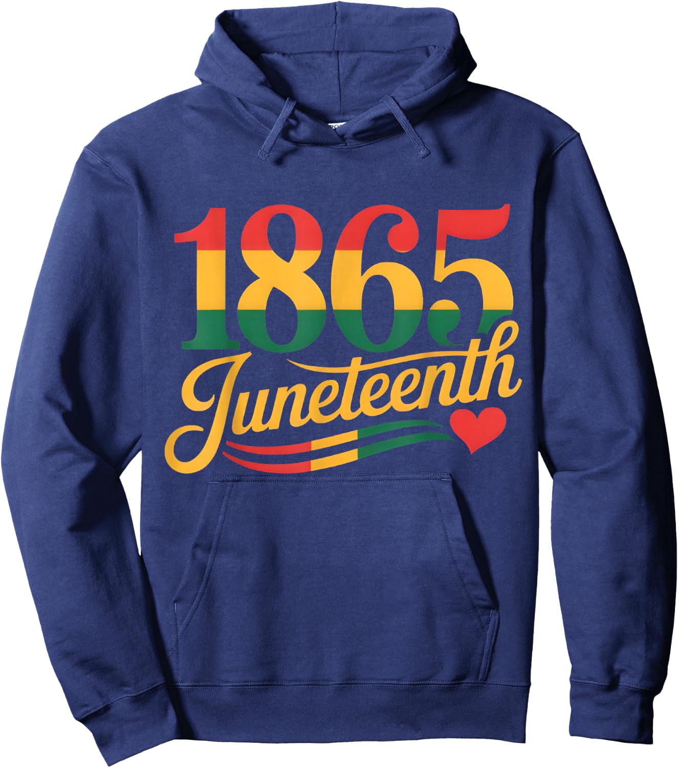 Juneteenth 1865 African American Black History Men Women Kid Hoodie - Hoodie | Navy
