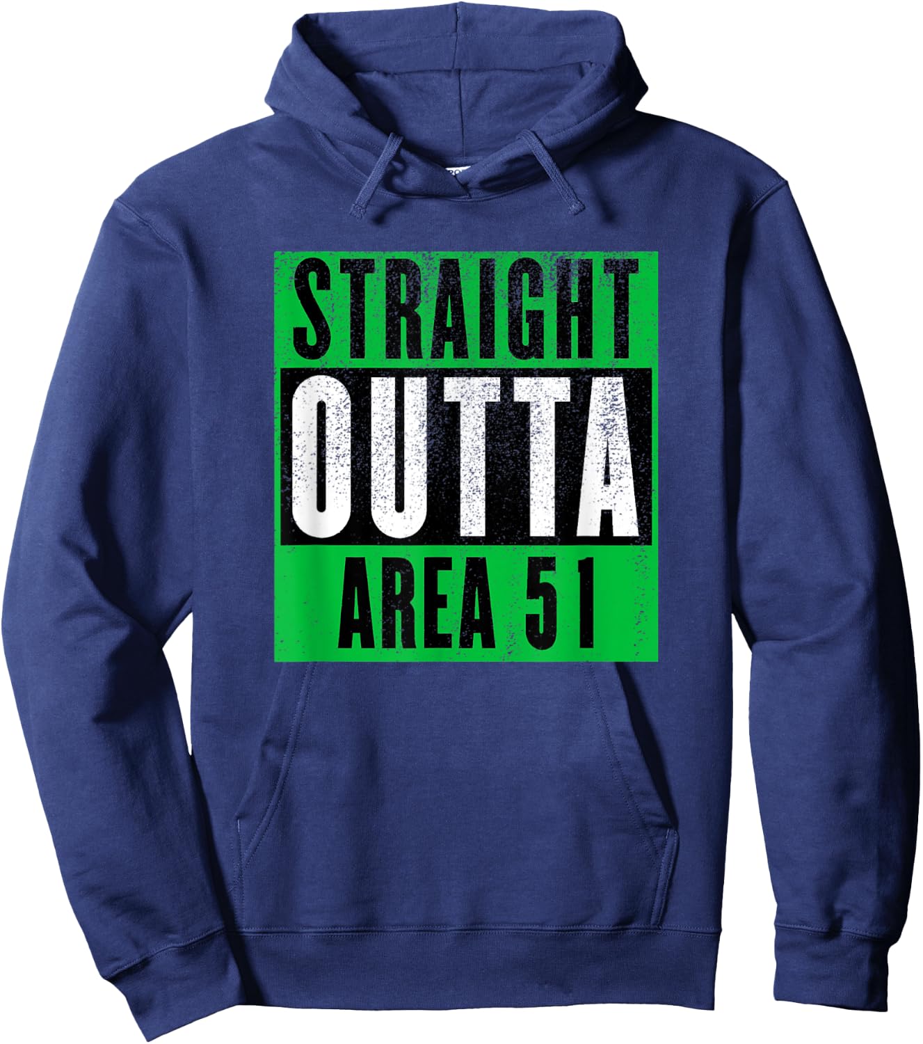 Straight Outta Area 51 | Funny Storm Area 51 Event Hoodie - Hoodie | Navy
