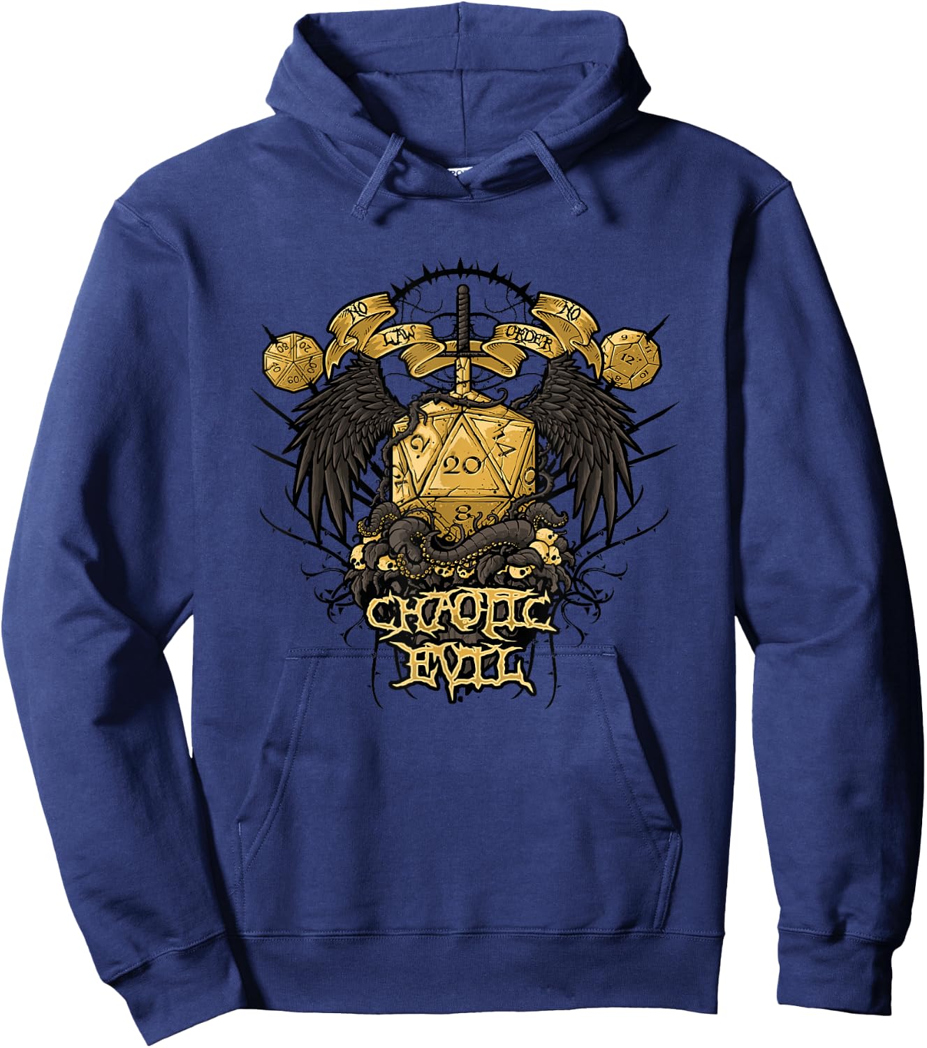 Chaotic Evil Hoodie - Hoodie | Navy