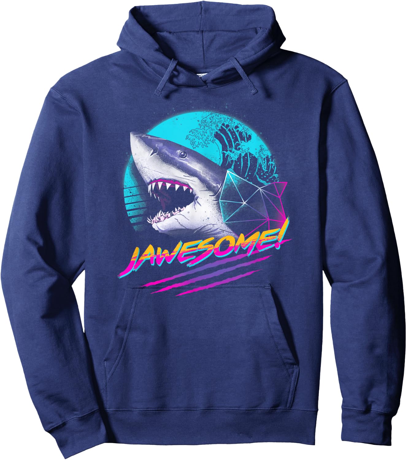 Jawesome Retro Hoodie - Hoodie | Navy
