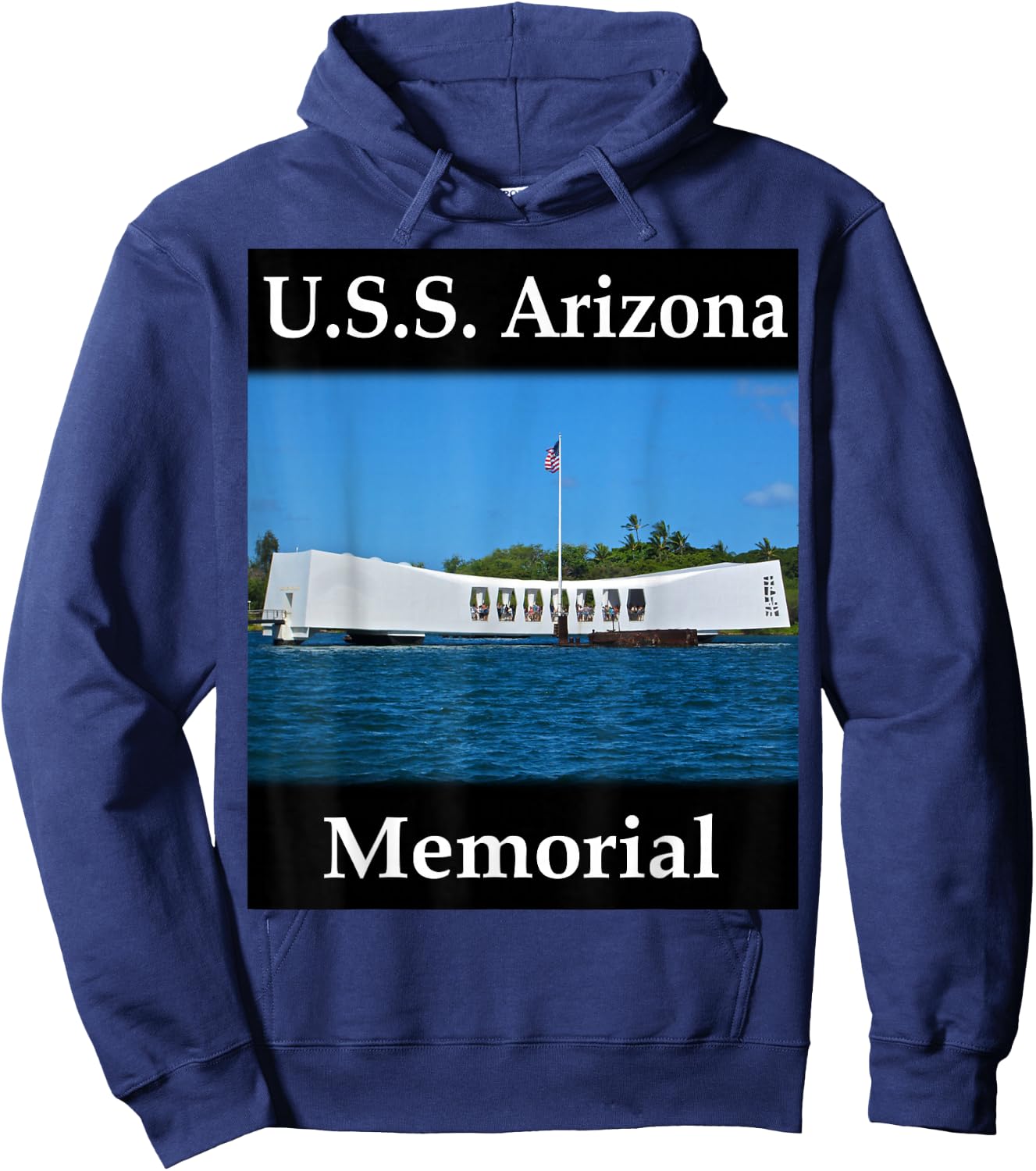Yellow House Outlet: U.S.S. Arizona Memorial Hoodie - Hoodie | Navy