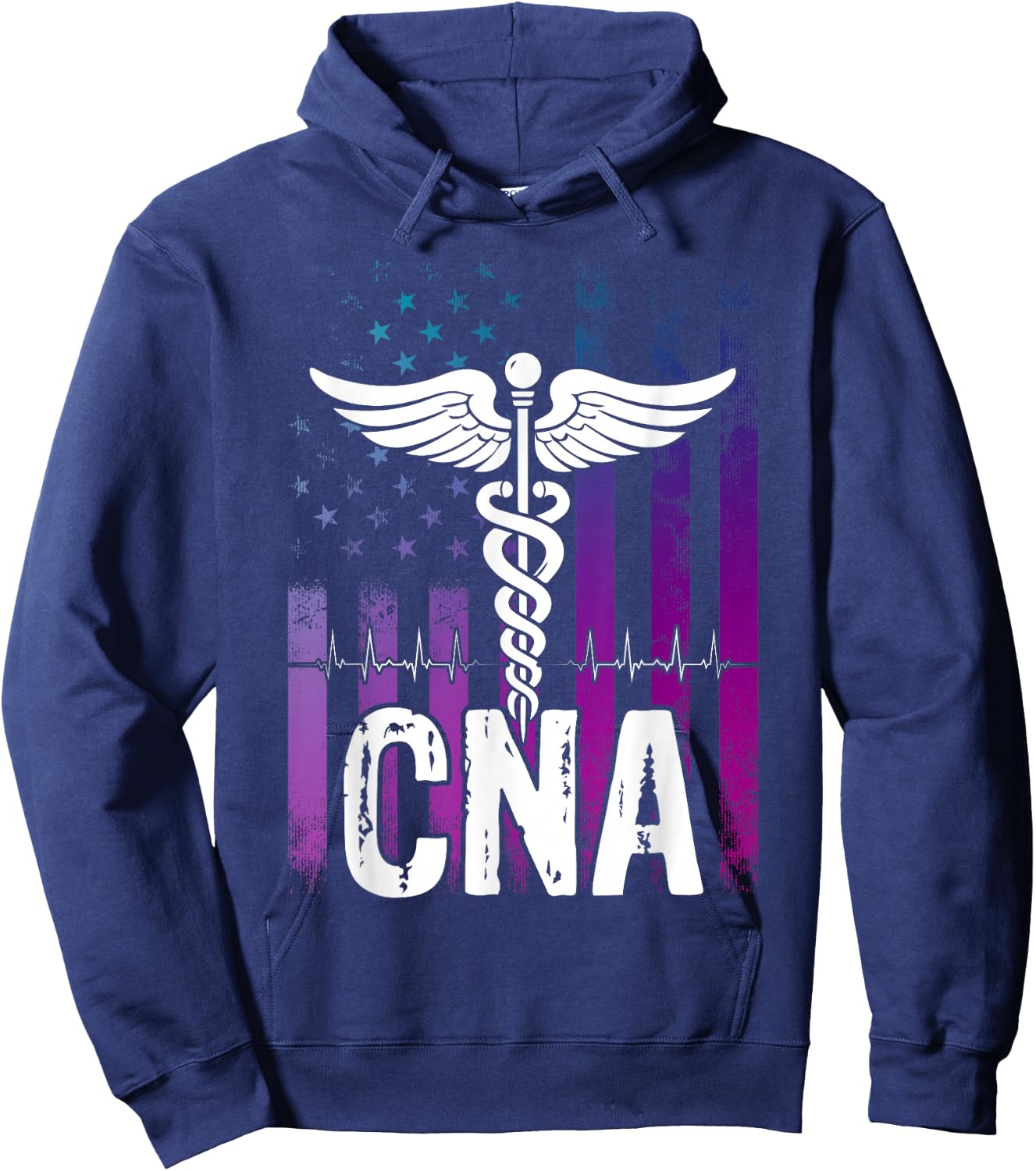 CNA Job Certified Nursing Assistant Hoodie - Hoodie | Navy