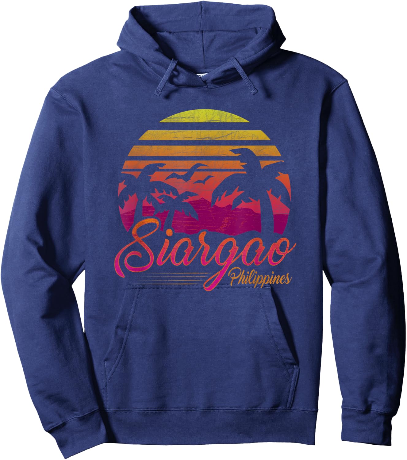 Siargao Philippines Beach Sunset Island Philippine Travel Women Girls Kids Hoodie - Hoodie | Navy