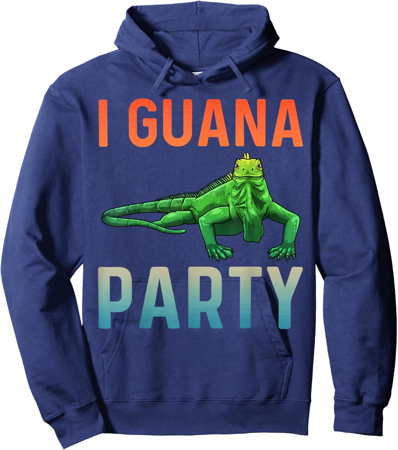 Cool Iguana Design Women Kids Reptile Iguana Lover Hoodie - Hoodie | Navy