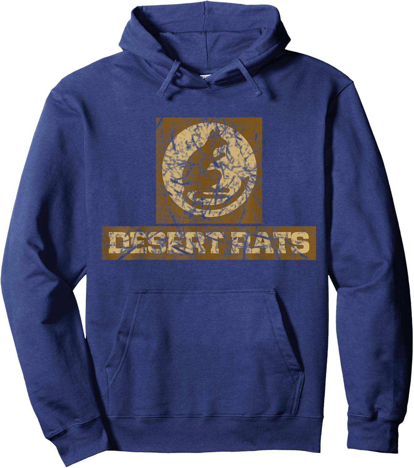 Desert Rats British Army 7th Division weathered Hoodie - Hoodie | Navy