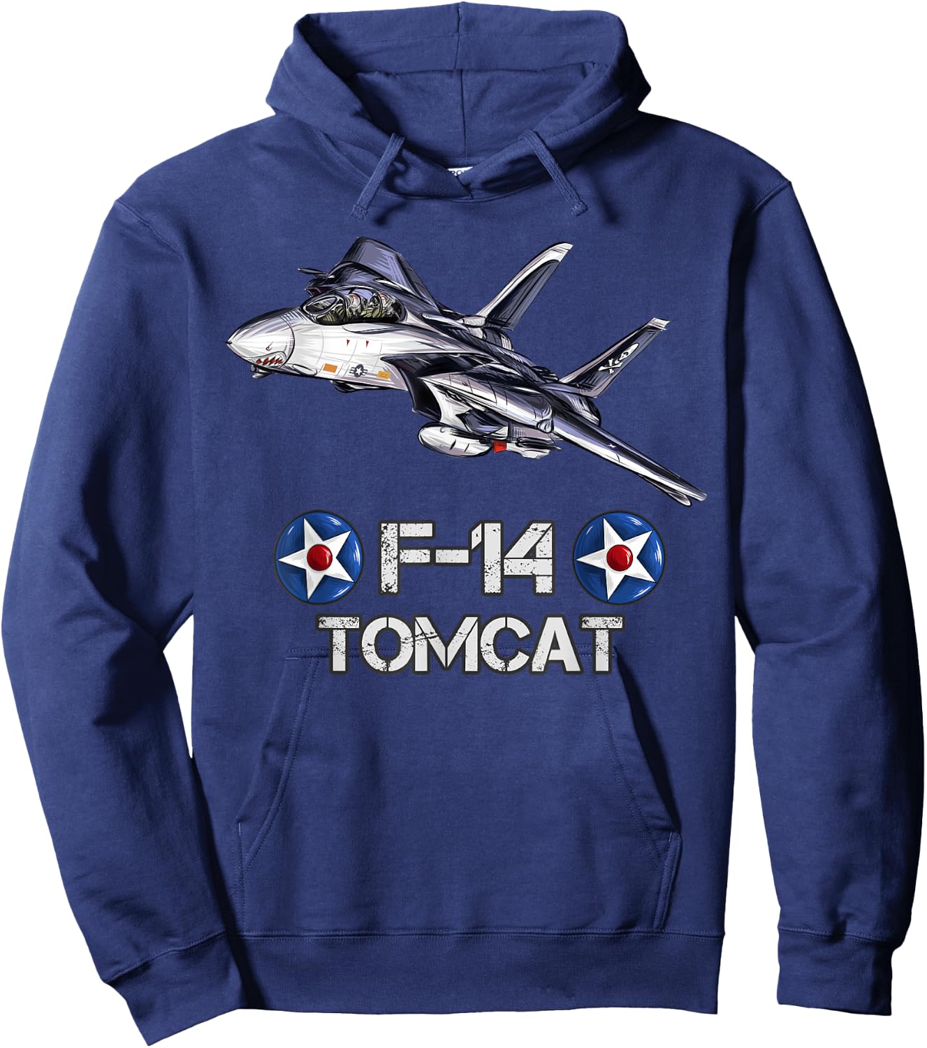 Vintage F-14 Tomcat Fighter Jet Military Aviation gift Men Women Girls Kids Hoodie - Hoodie | Navy