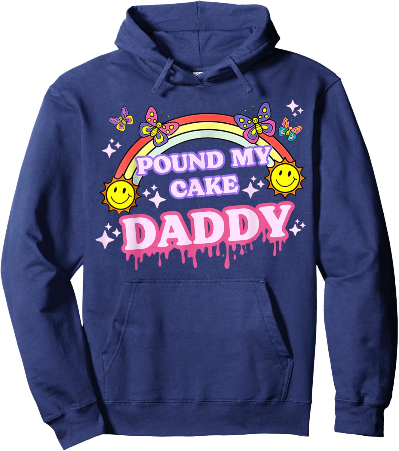 Pound My Cake Daddy Hoodie - Hoodie | Navy