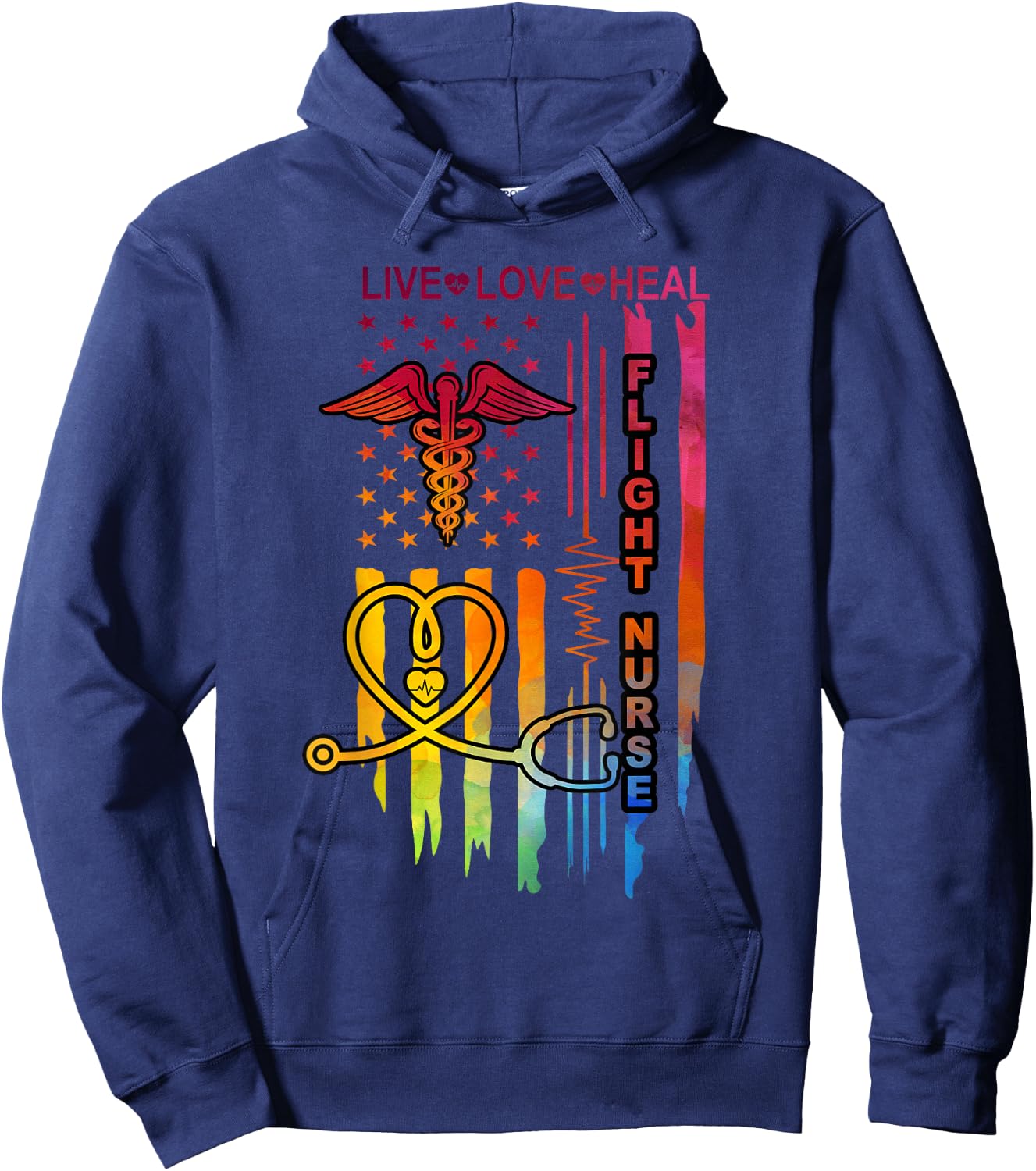 Flight Nurse Hoodie - Hoodie | Navy