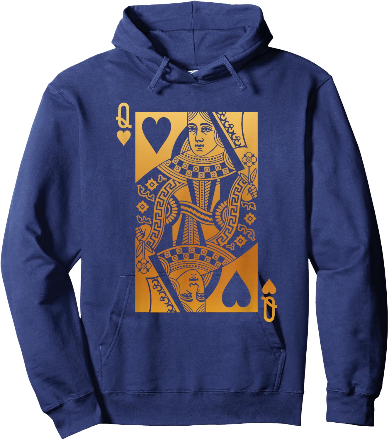 Queen of Hearts Hoodie - Hoodie | Navy