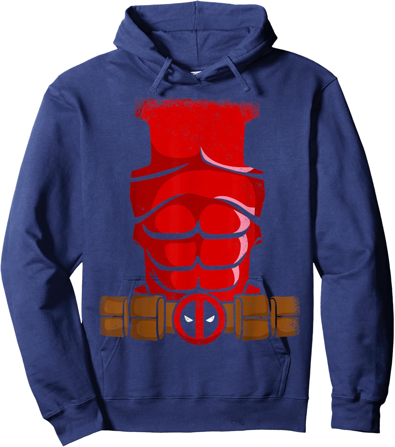 Marvel Deadpool Wade Wilson Halloween Costume Hoodie - Hoodie | Navy