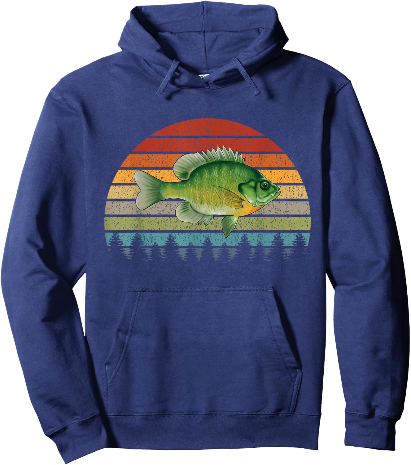 Bluegill Sunfish Fishing Freshwater Fish Hoodie - Hoodie | Navy