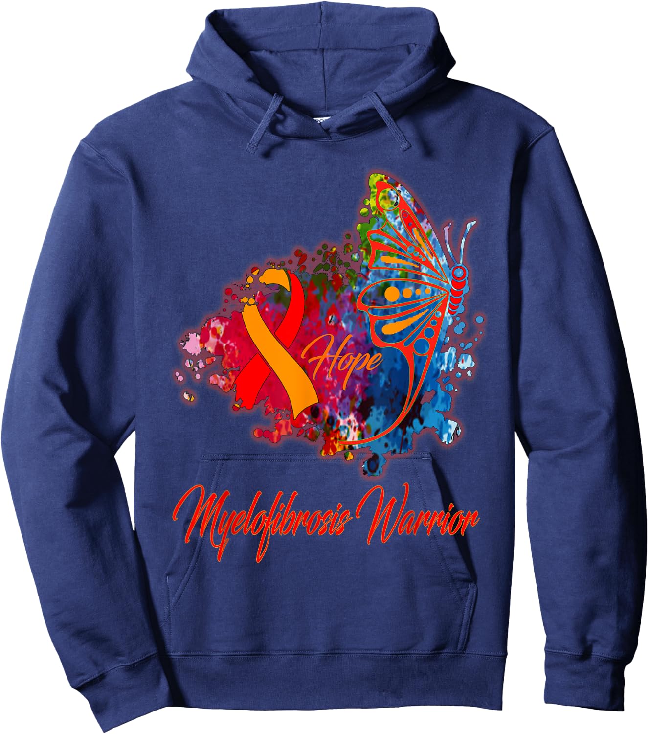 Myelofibrosis Awareness Hoodie - Hoodie | Navy
