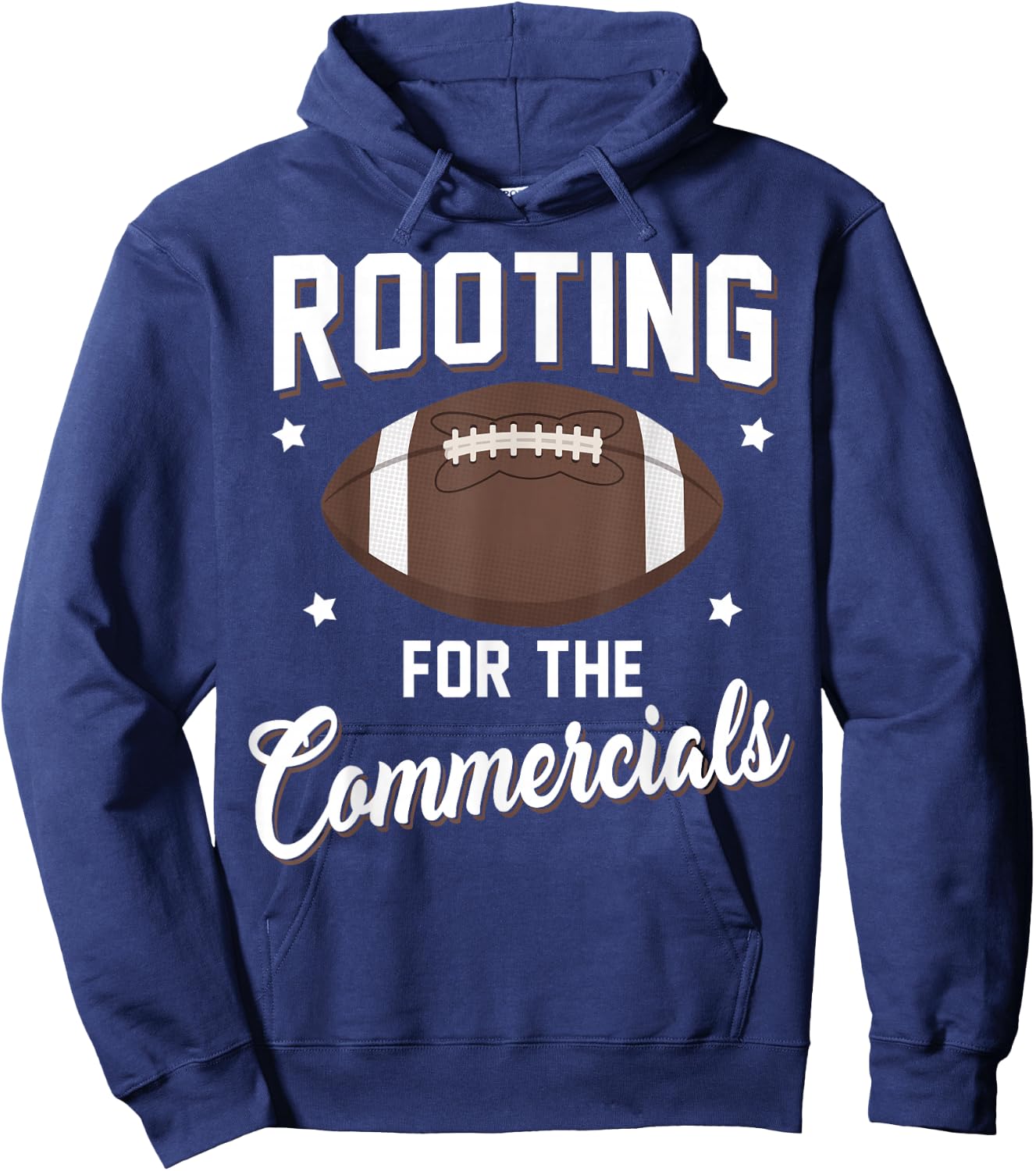 Rooting For The Commercials Football Players Shirt Hoodie - Hoodie | Navy