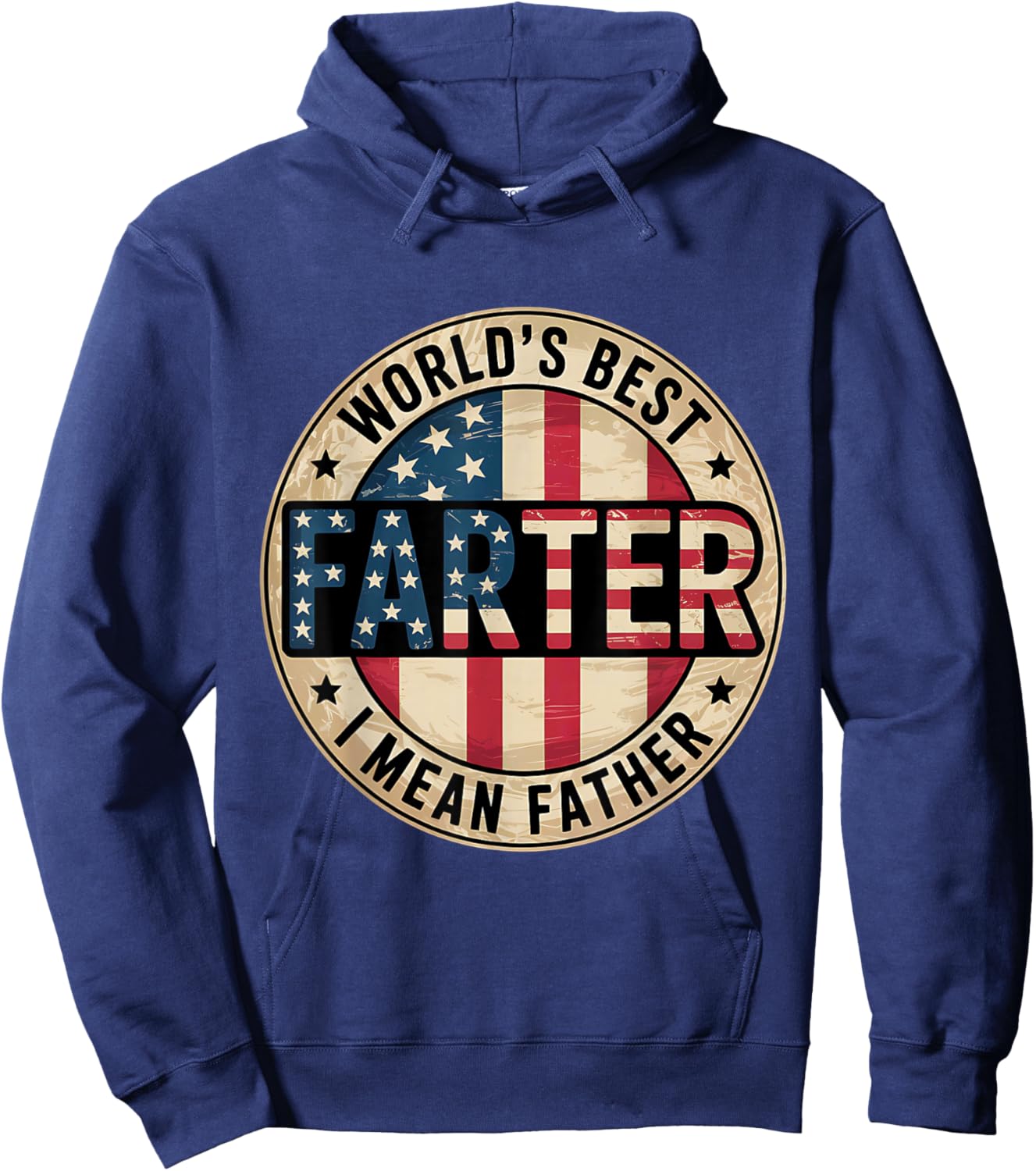 World's Best Farter I Mean Father Shirt Fathers Day Hoodie - Hoodie | Navy