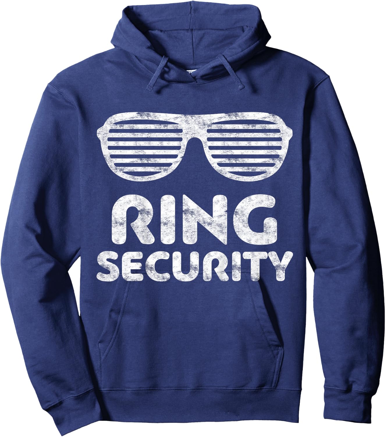 Kids Ring Security Shirt Kids Little Boys Ring Bearer Hoodie - Hoodie | Navy