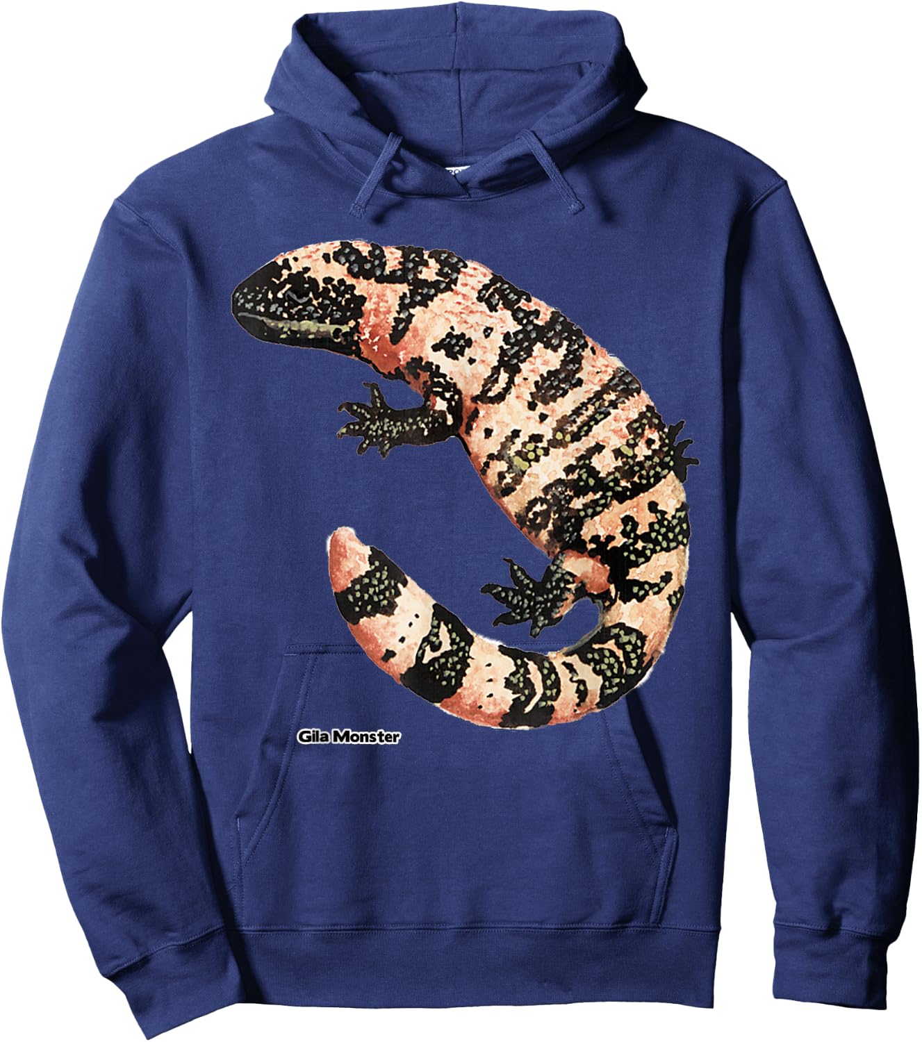 Lotta Shirts: Gila Monster Lizard Animal Reptile Hoodie - Hoodie | Navy