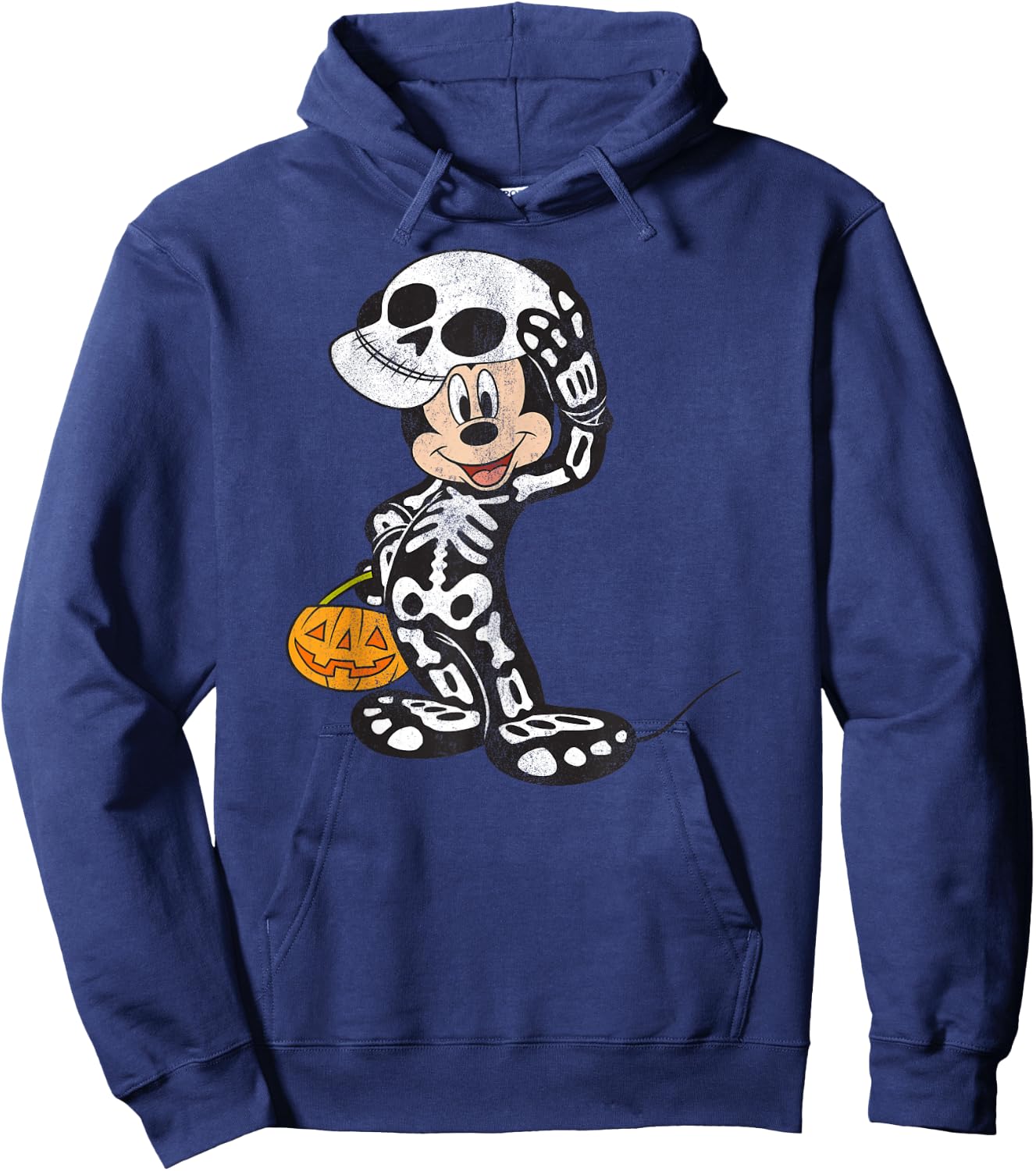 Disney - Mickey Mouse Skeleton Costume Hoodie - Hoodie | Navy