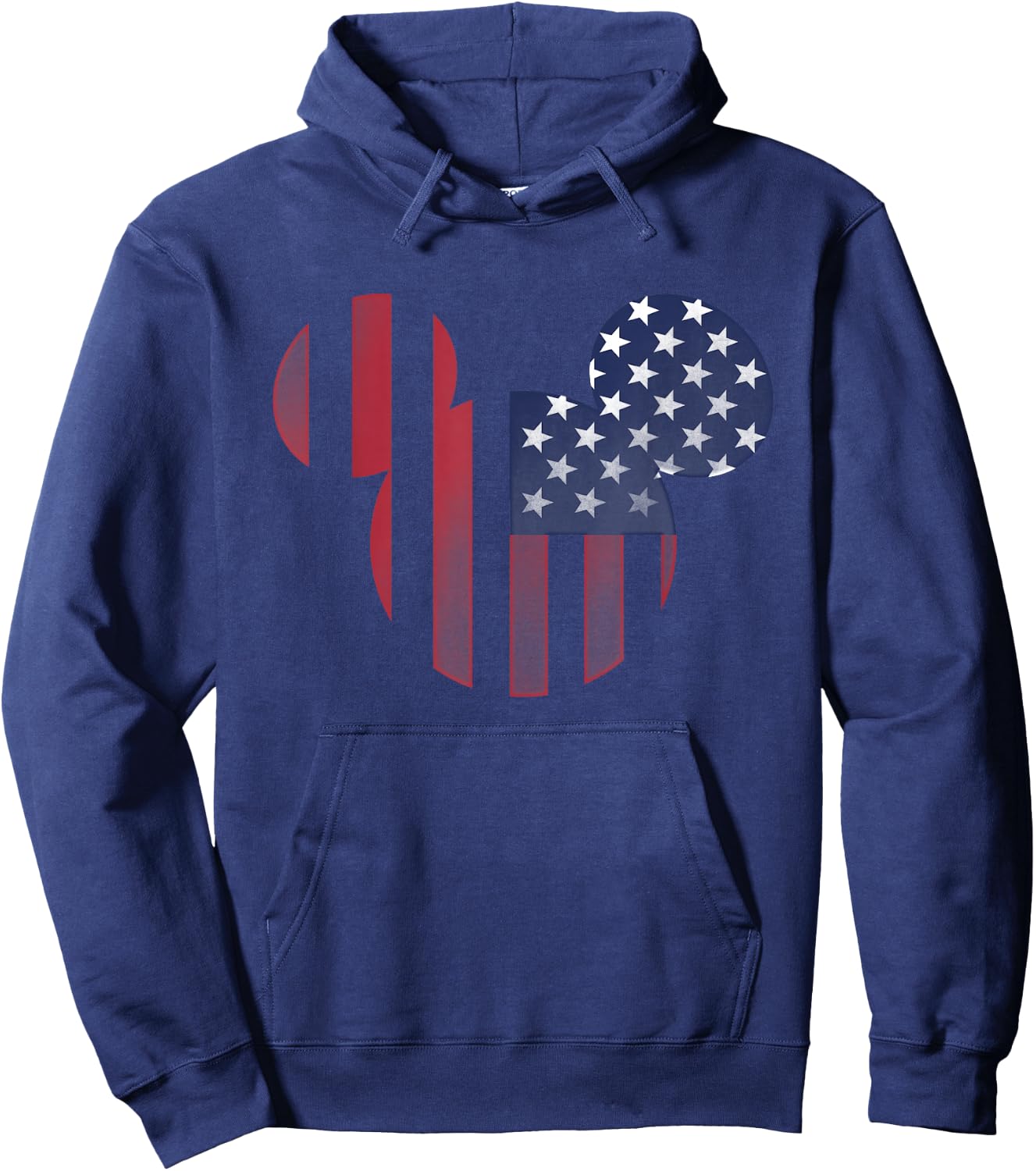 Disney Mickey Mouse Americana Ears Shape Hoodie - Hoodie | Navy