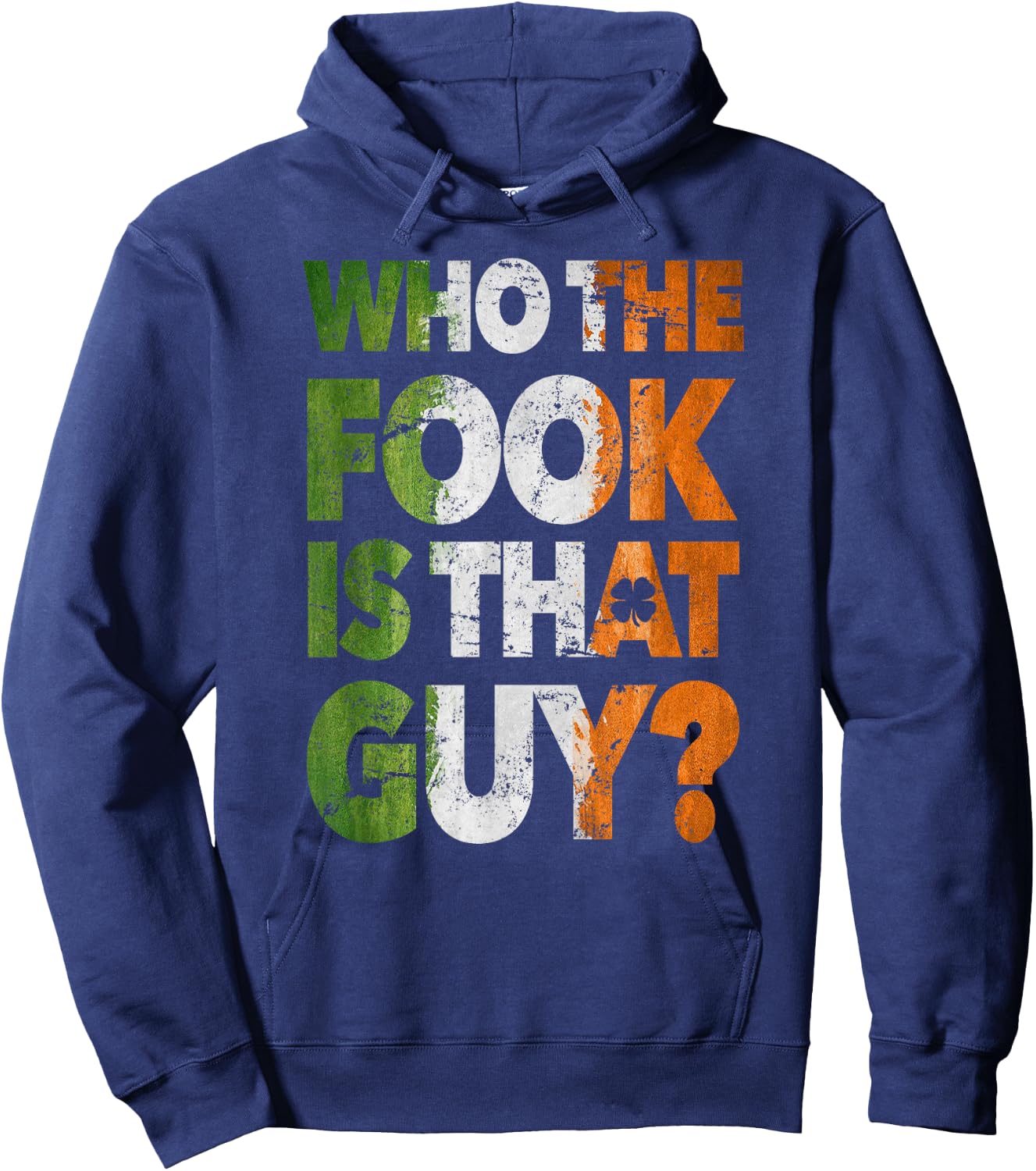 Who the Fook is That Guy? Funny for Boxing Match Hoodie - Hoodie | Navy