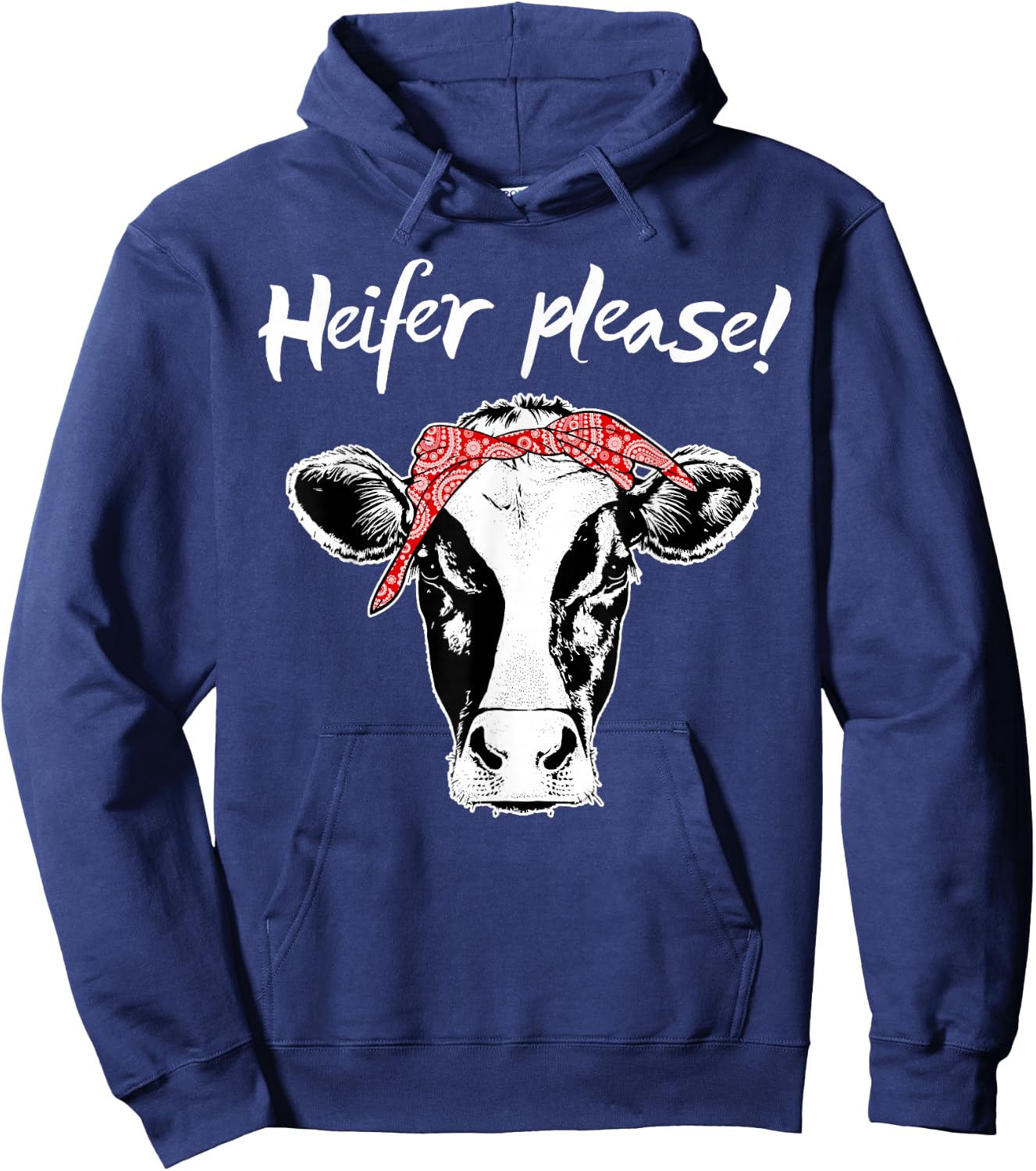Heifer Please Shirt Farmer Gift Cow Lovers Hoodie - Hoodie | Navy