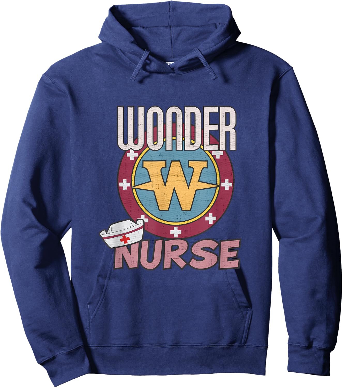 Wonder Nurse for the Super Nurse, RN, ER, LVN, Caregiver Hoodie - Hoodie | Navy