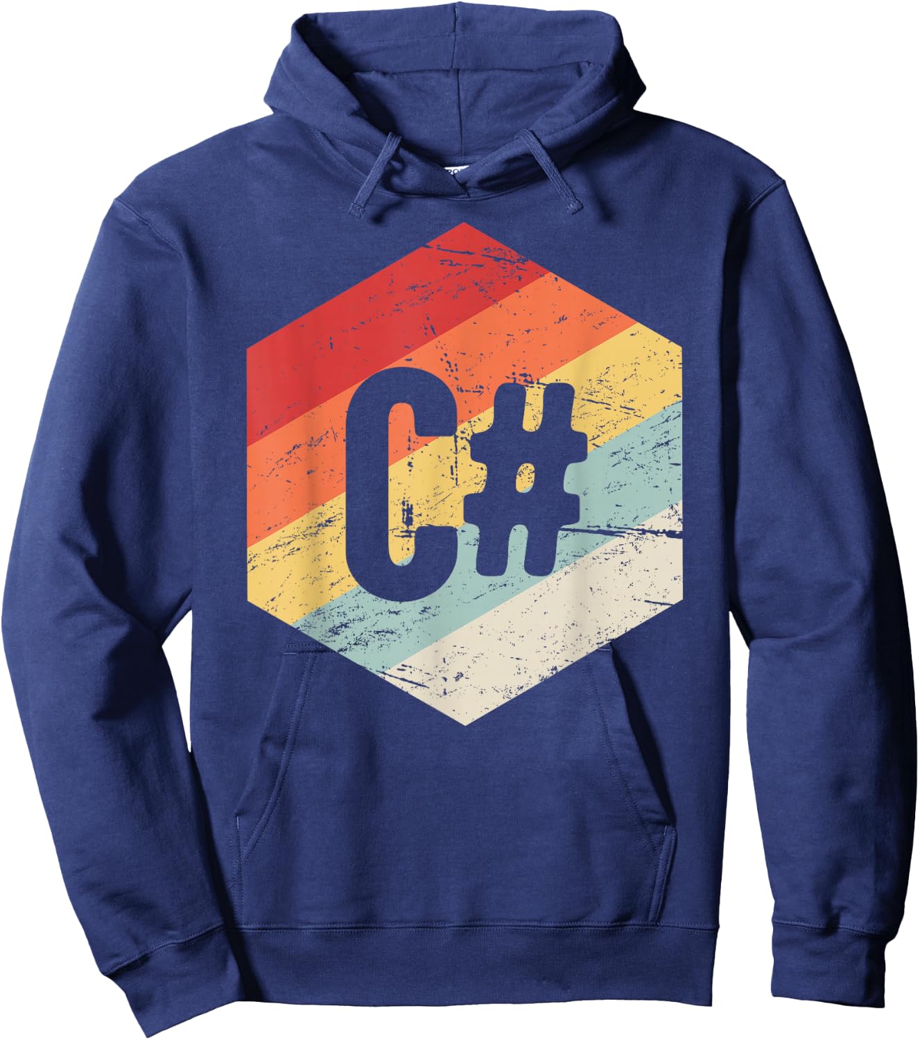 Retro C# Hoodie - Hoodie | Navy