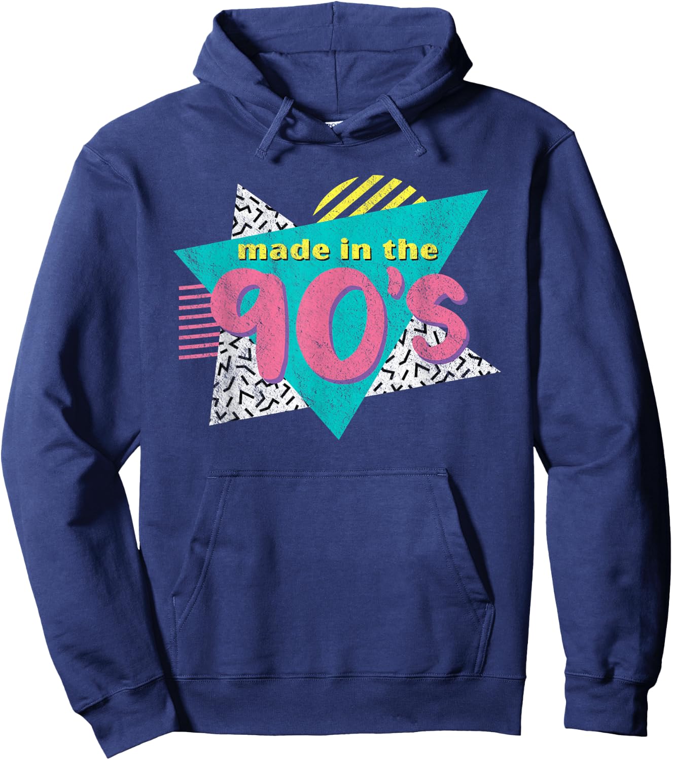 Made in The 90's Retro Vintage 1990's Birthday Gift Hoodie - Hoodie | Navy