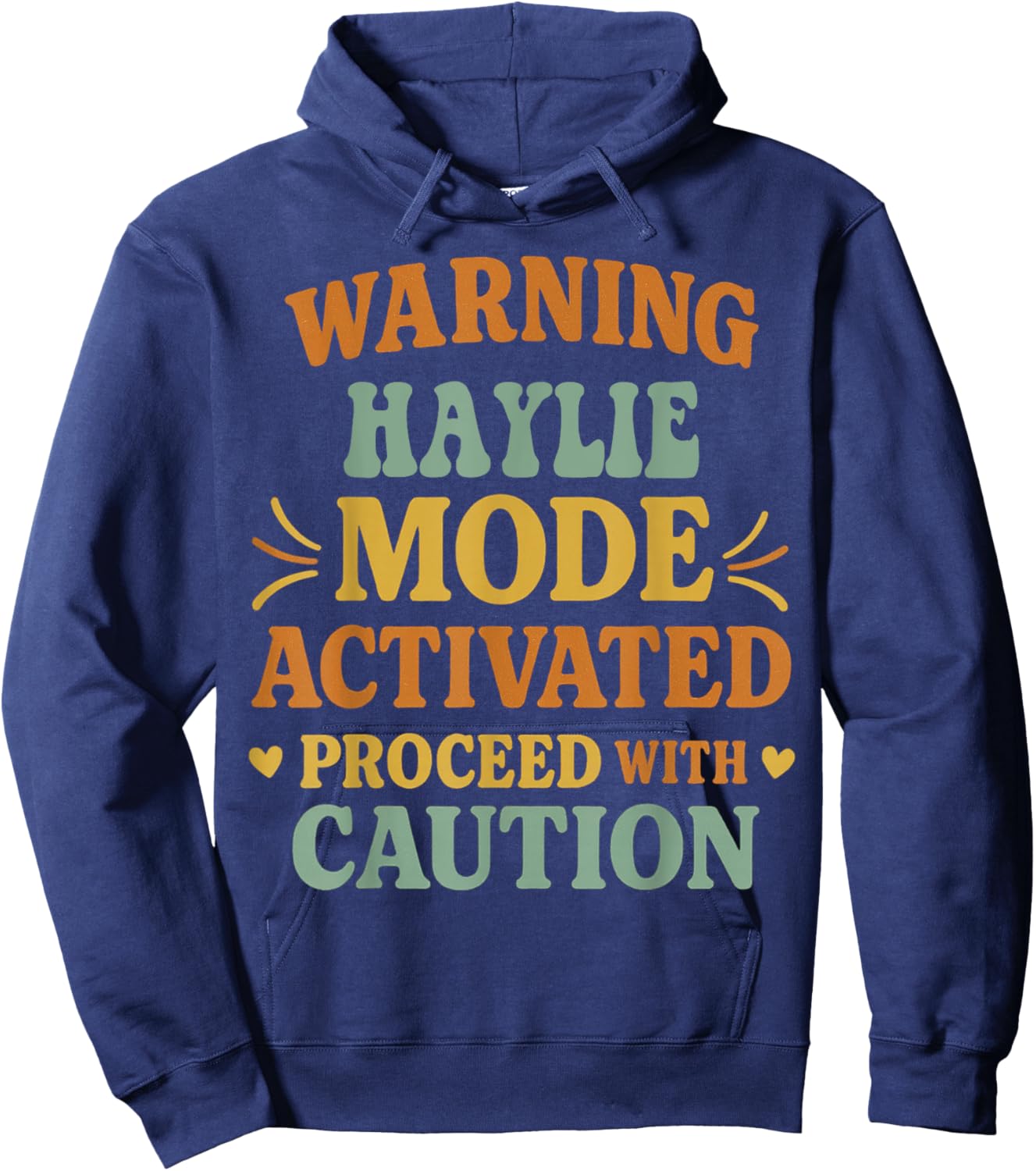 HAYLIE Personalized Women's Gift Custom HAYLIE Hoodie - Hoodie | Navy