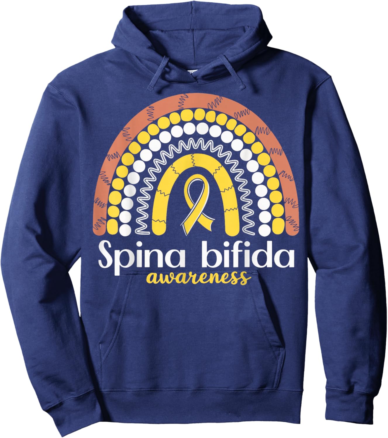 Spina Bifida Awareness Hoodie - Hoodie | Navy