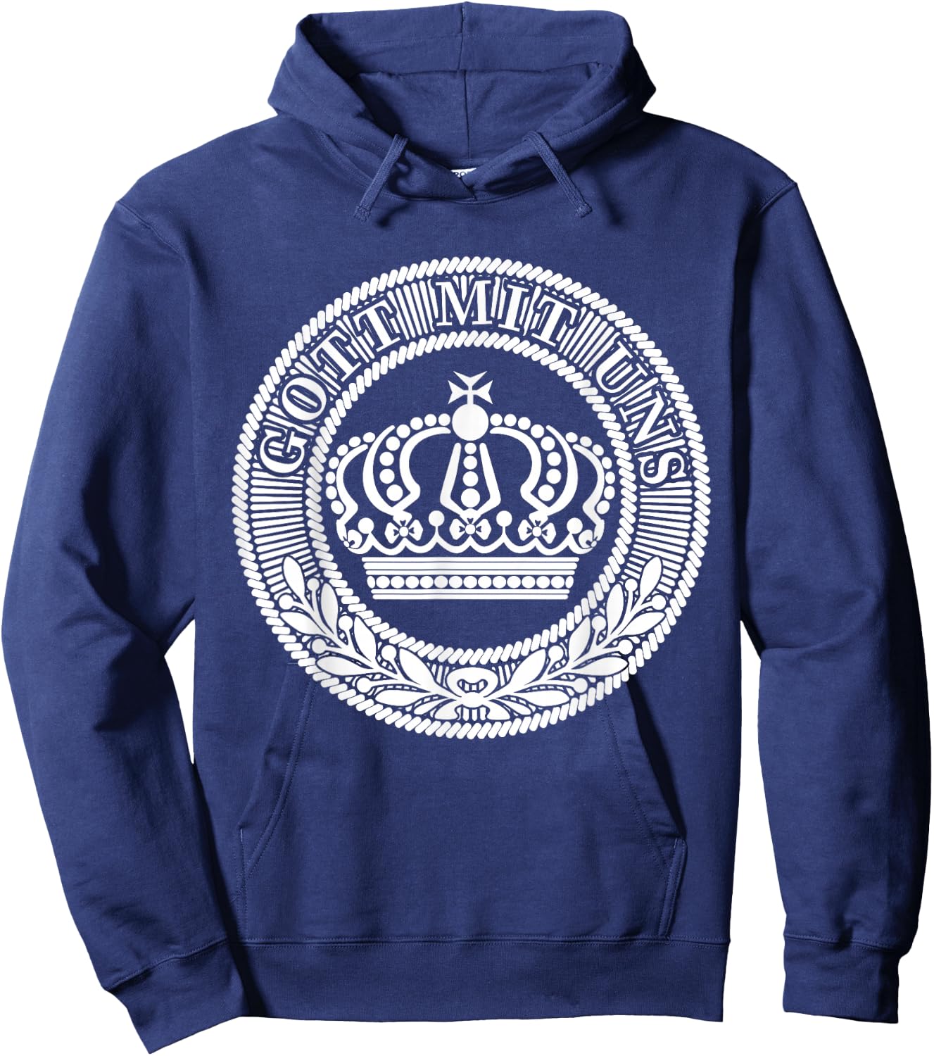 Prussian Belt Buckle Gott Mit Uns German Germany Hoodie - Hoodie | Navy