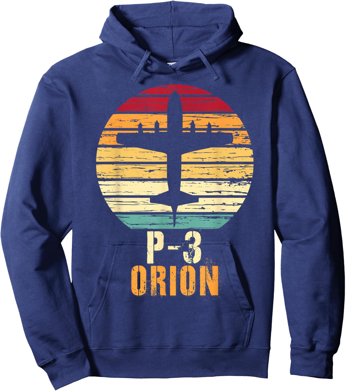 Vintage Lockheed P-3 Orion Aviation Shirt Hoodie - Hoodie | Navy
