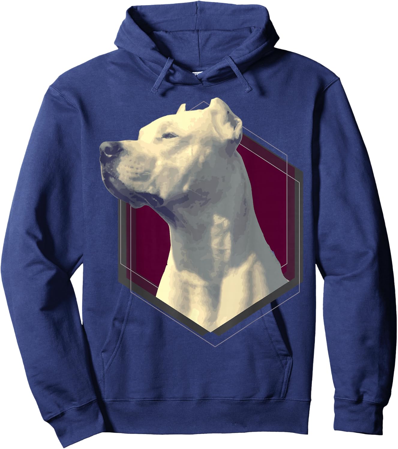 Argentine Mastiff T Shirt - Dogo Argentino Hoodie - Hoodie | Navy