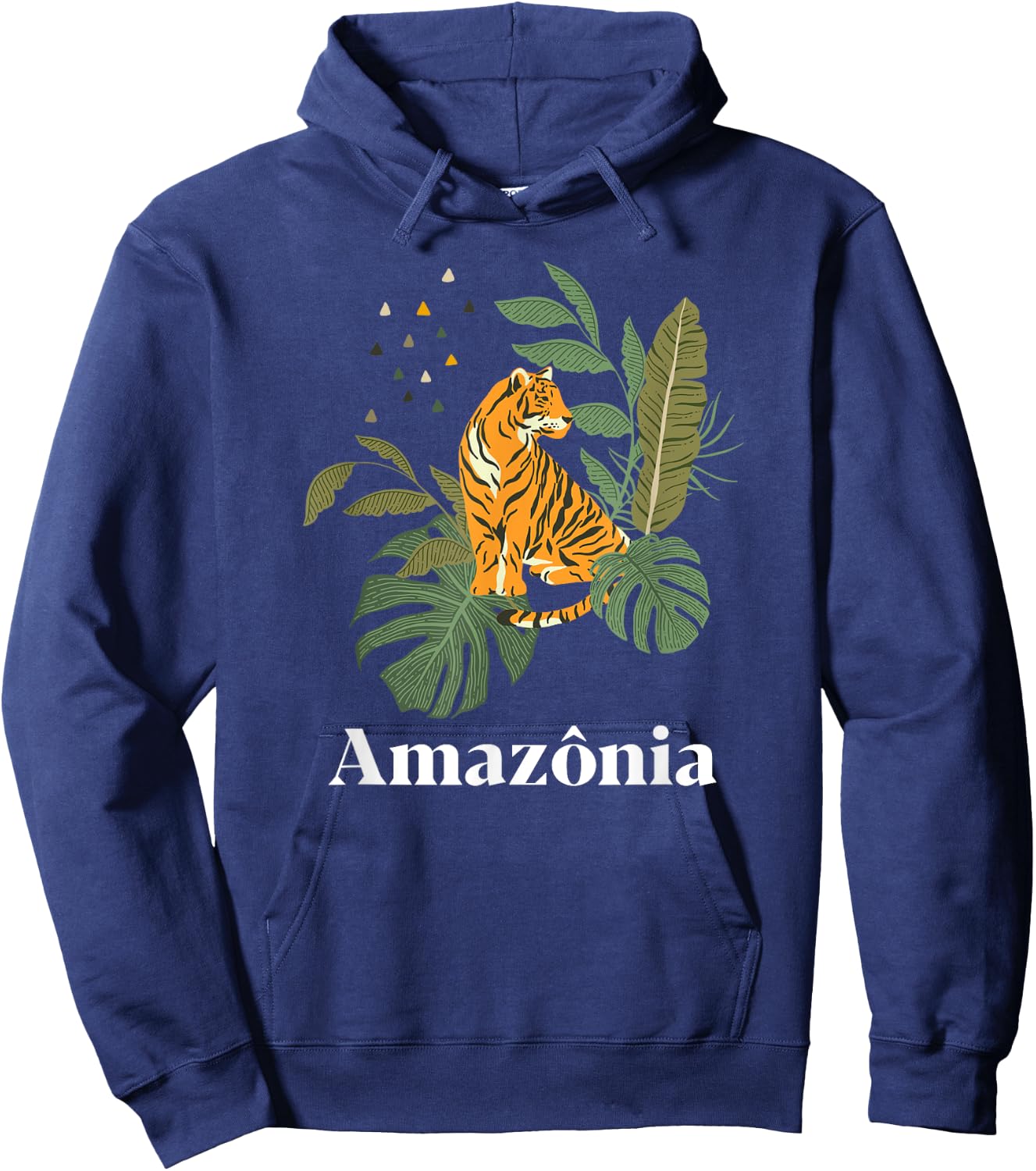 Amazonia Save The Amazon Rainforest Climate Activists Tiger Hoodie - Hoodie | Navy