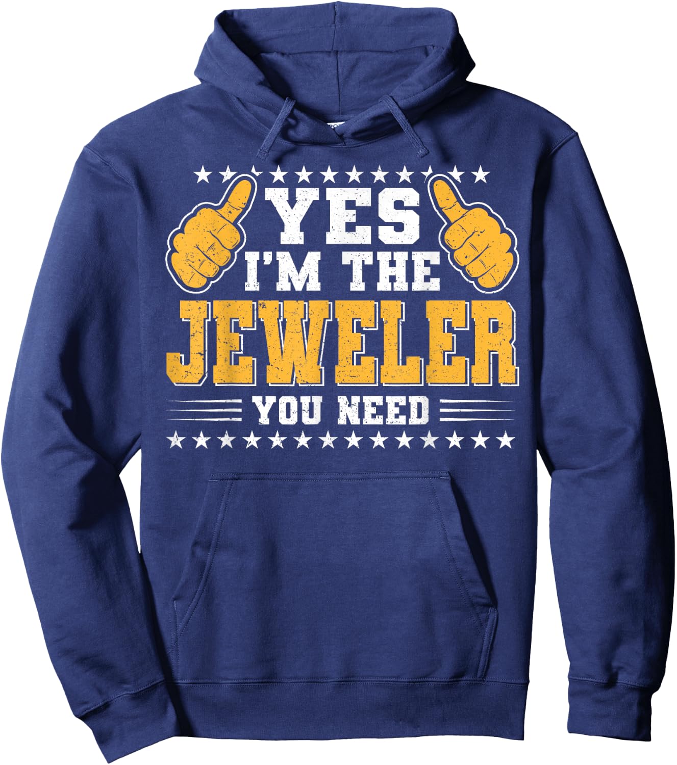 Retro Profession I'm The Jeweler Hoodie - Hoodie | Navy