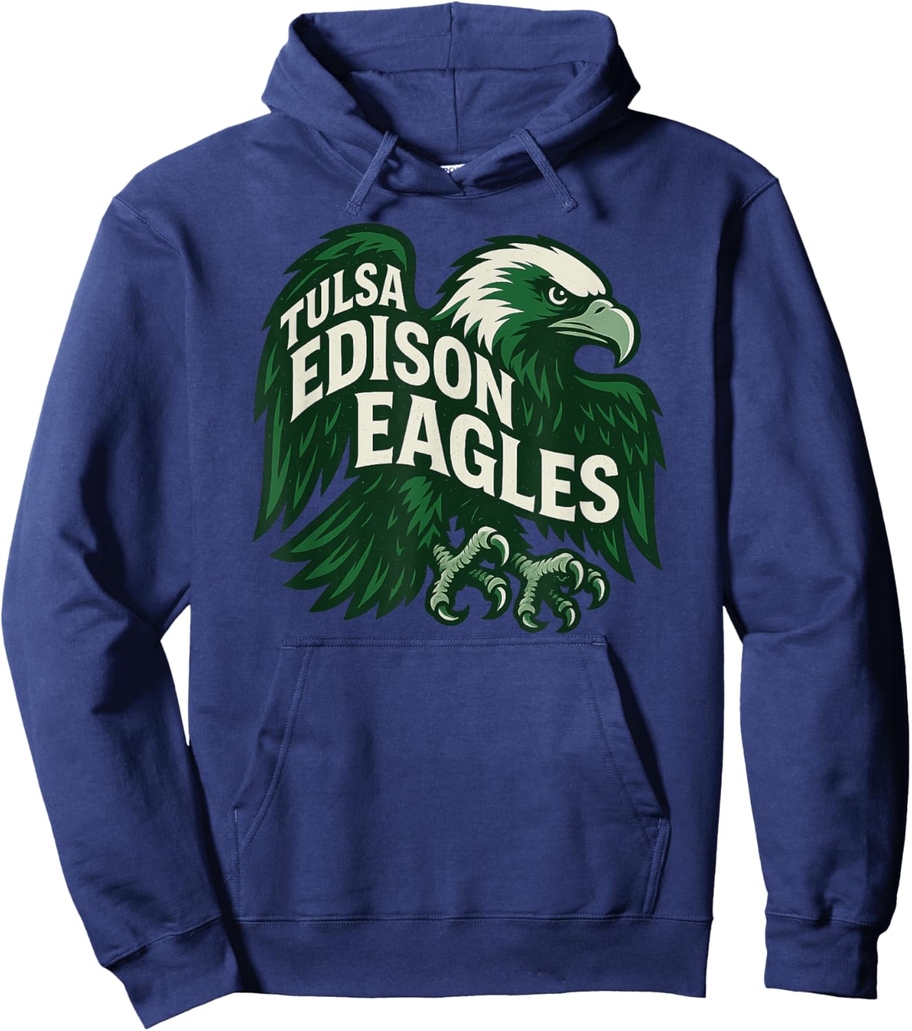 Trinity Love Clothing Co.Tulsa Edison Eagles design Hoodie - Hoodie | Navy