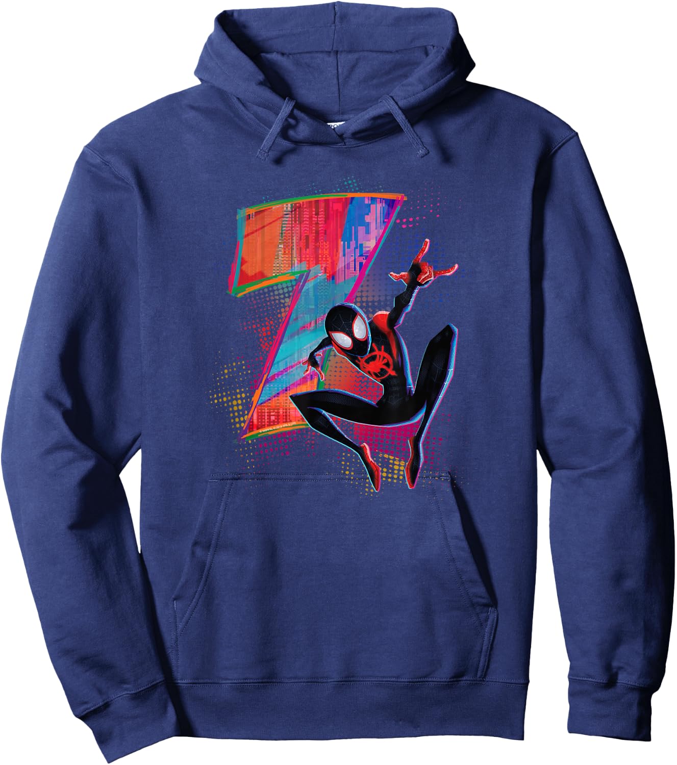 Marvel Spider-Man Miles Morales 7th Birthday Graphic Small Hoodie - Hoodie | Navy