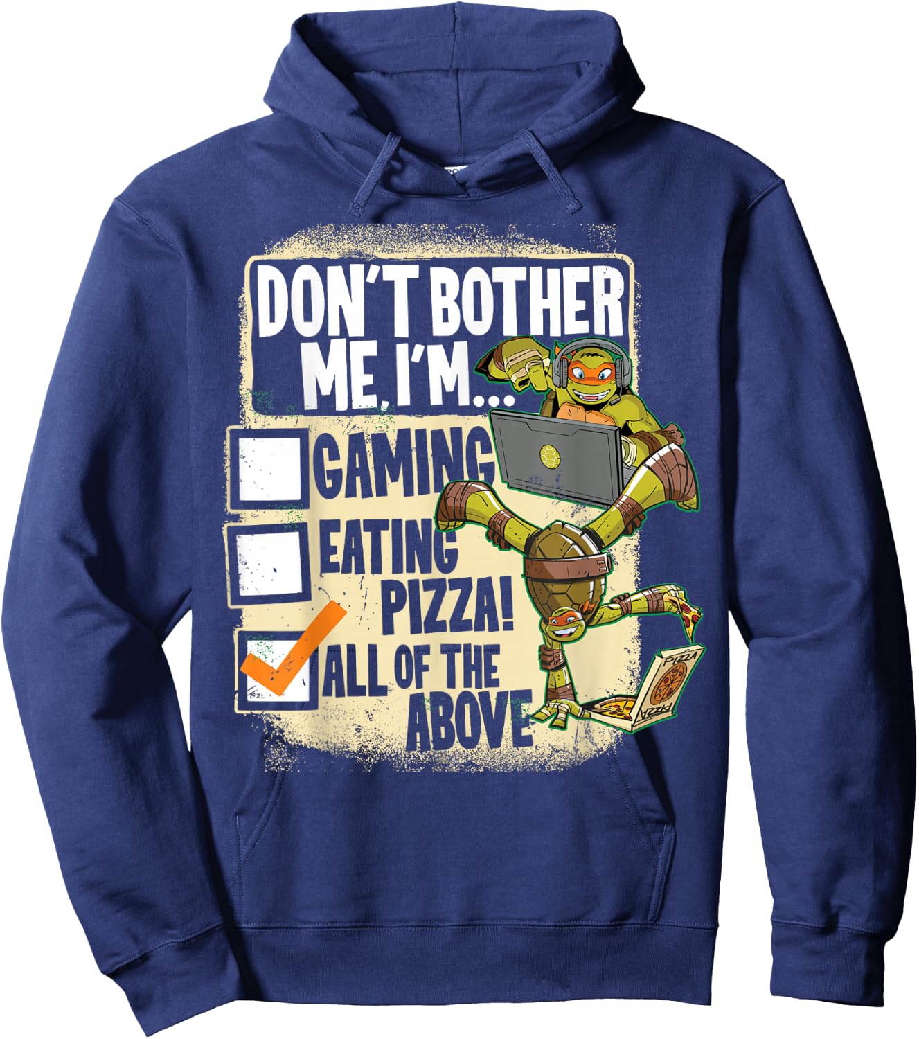Teenage Mutant Ninja Turtles Don't Bother Me Hoodie - Hoodie | Navy