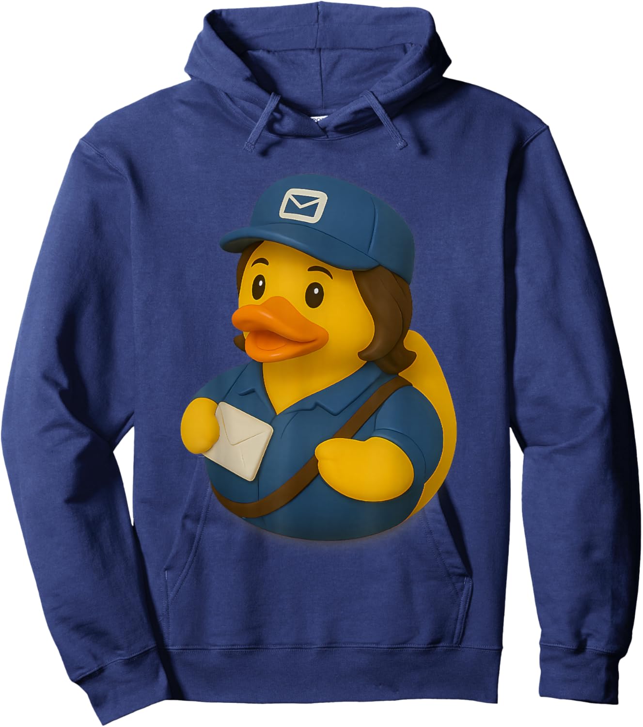 Rubber Duck Mail Lady Ducky Duckie Women Hoodie - Hoodie | Navy