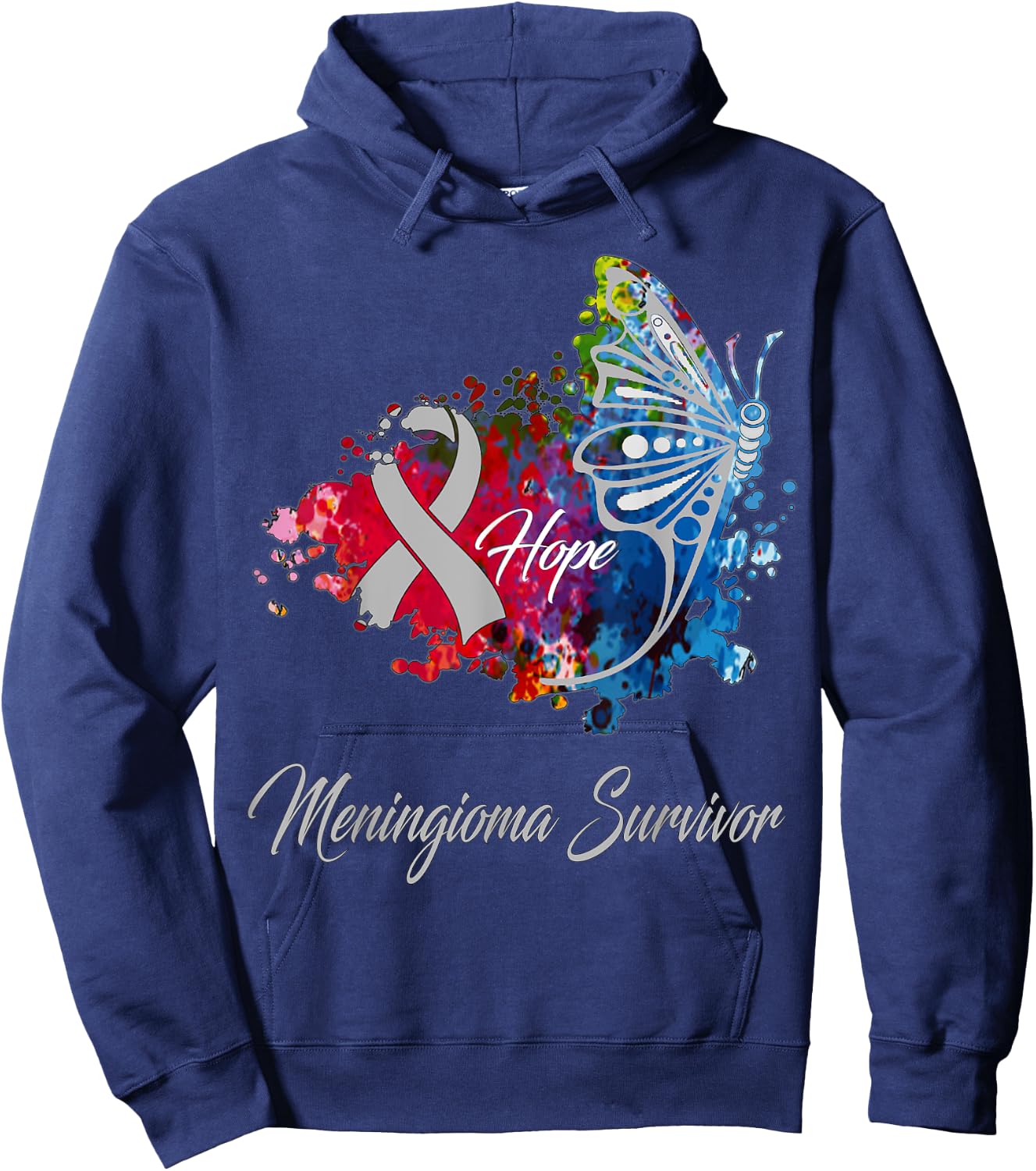 Meningioma Awareness Hoodie - Hoodie | Navy