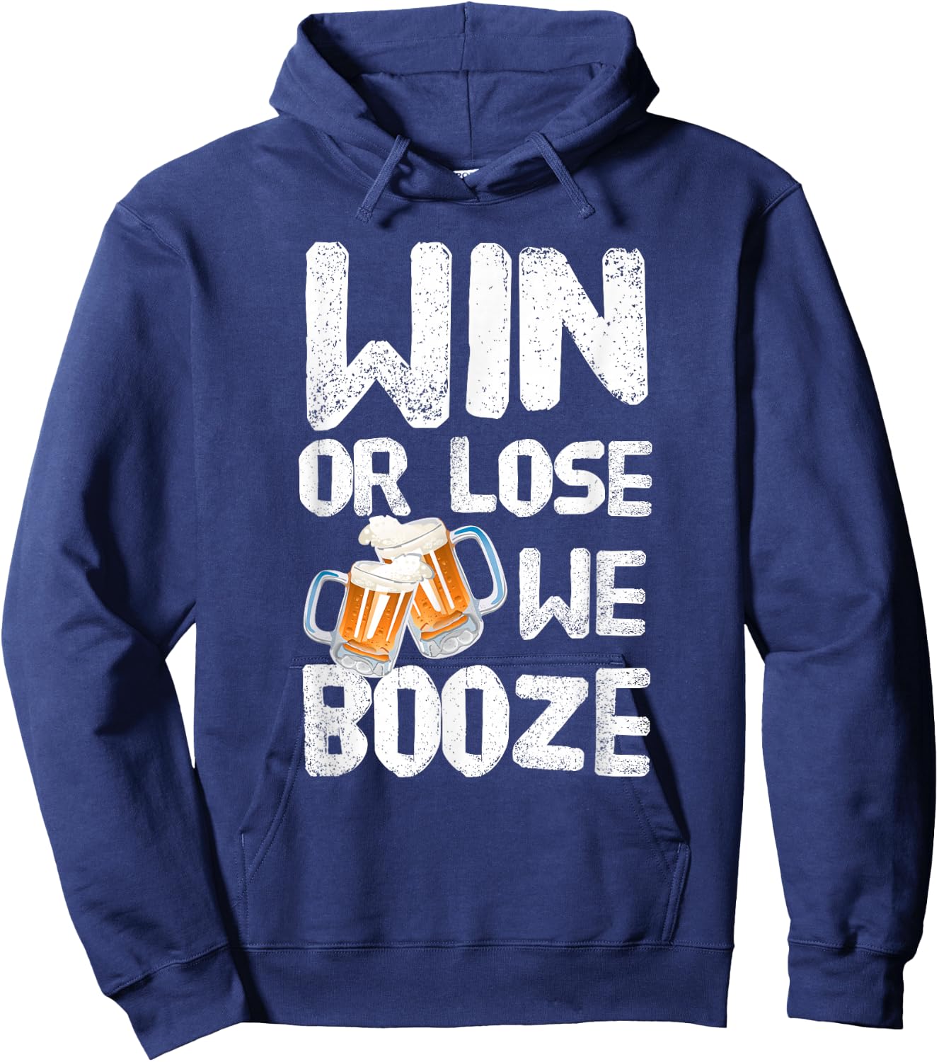 Win or Lose We Booze - Team Hoodie - Hoodie | Navy