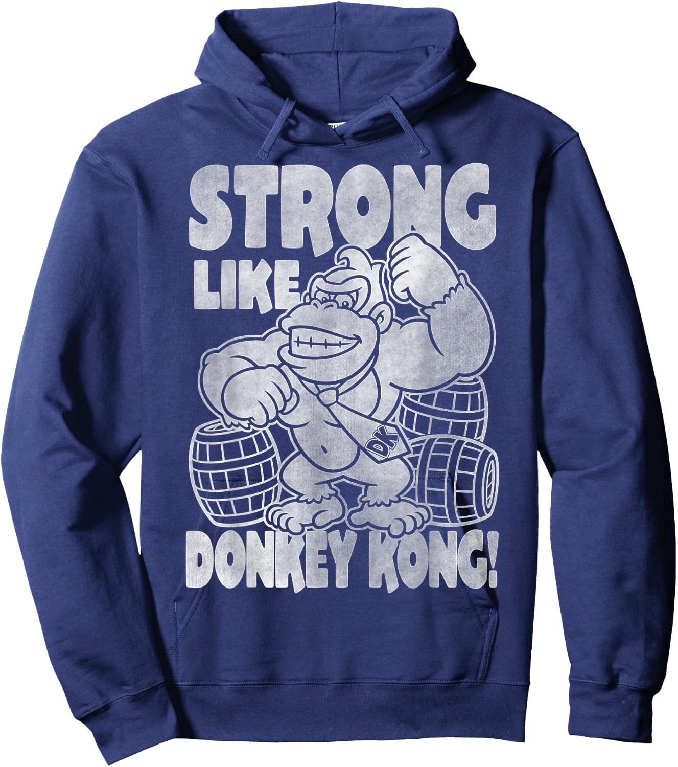 Nintendo Donkey Kong Super Strong Vintage Graphic Hoodie - Hoodie | Navy