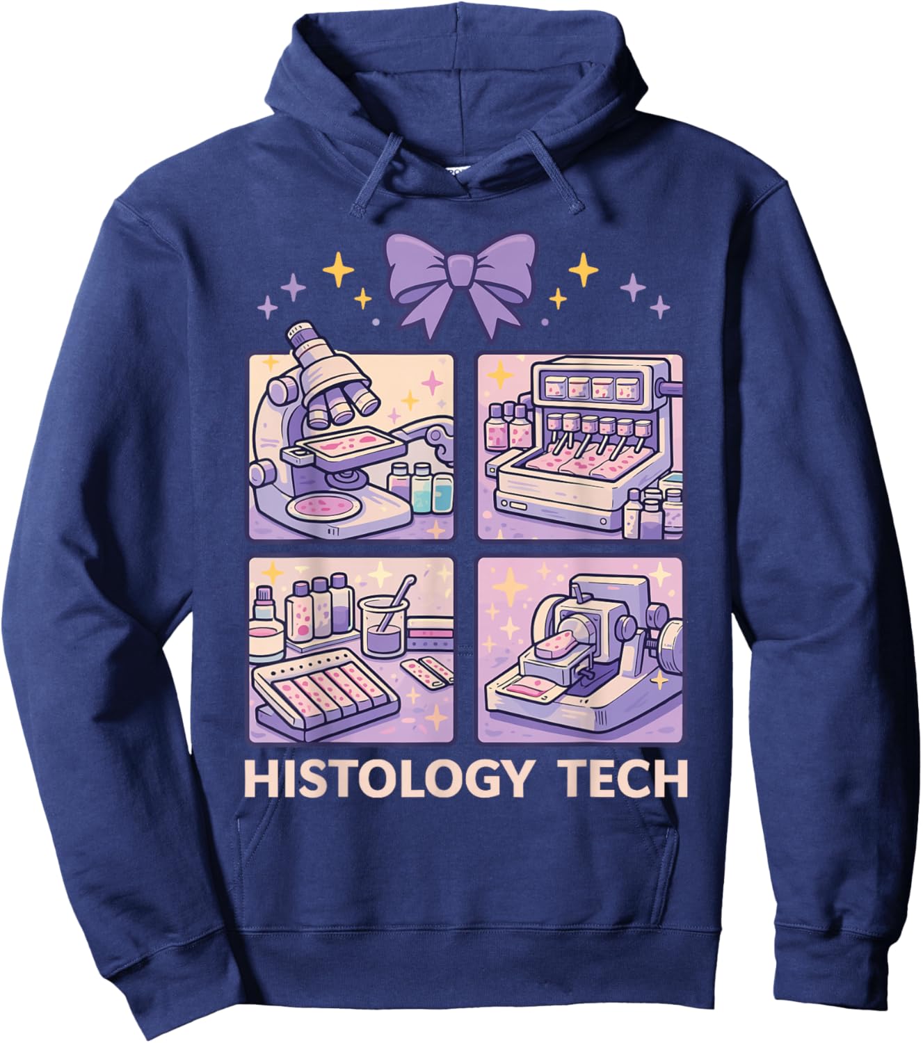 Histology Lab Week 2026 Histotechnologist Laboratory Week Hoodie - Hoodie | Navy