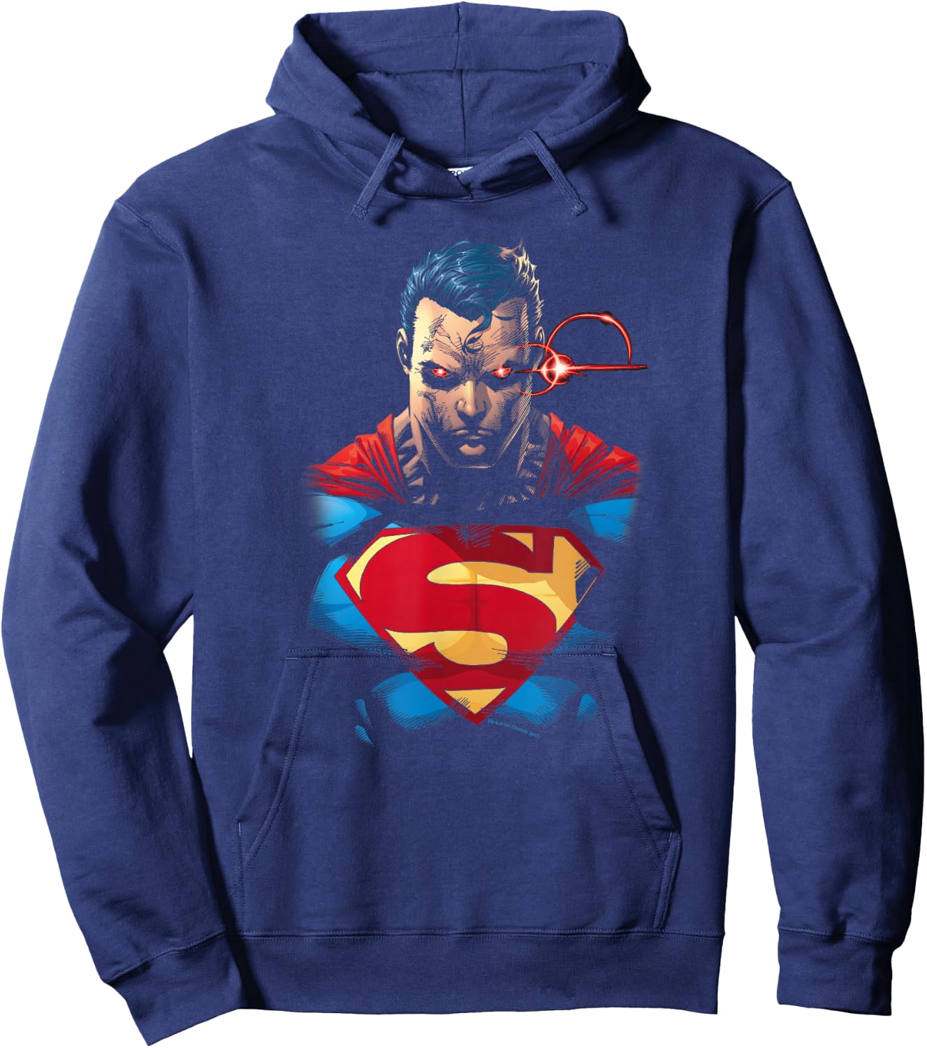 Superman Displeased Hoodie - Hoodie | Navy