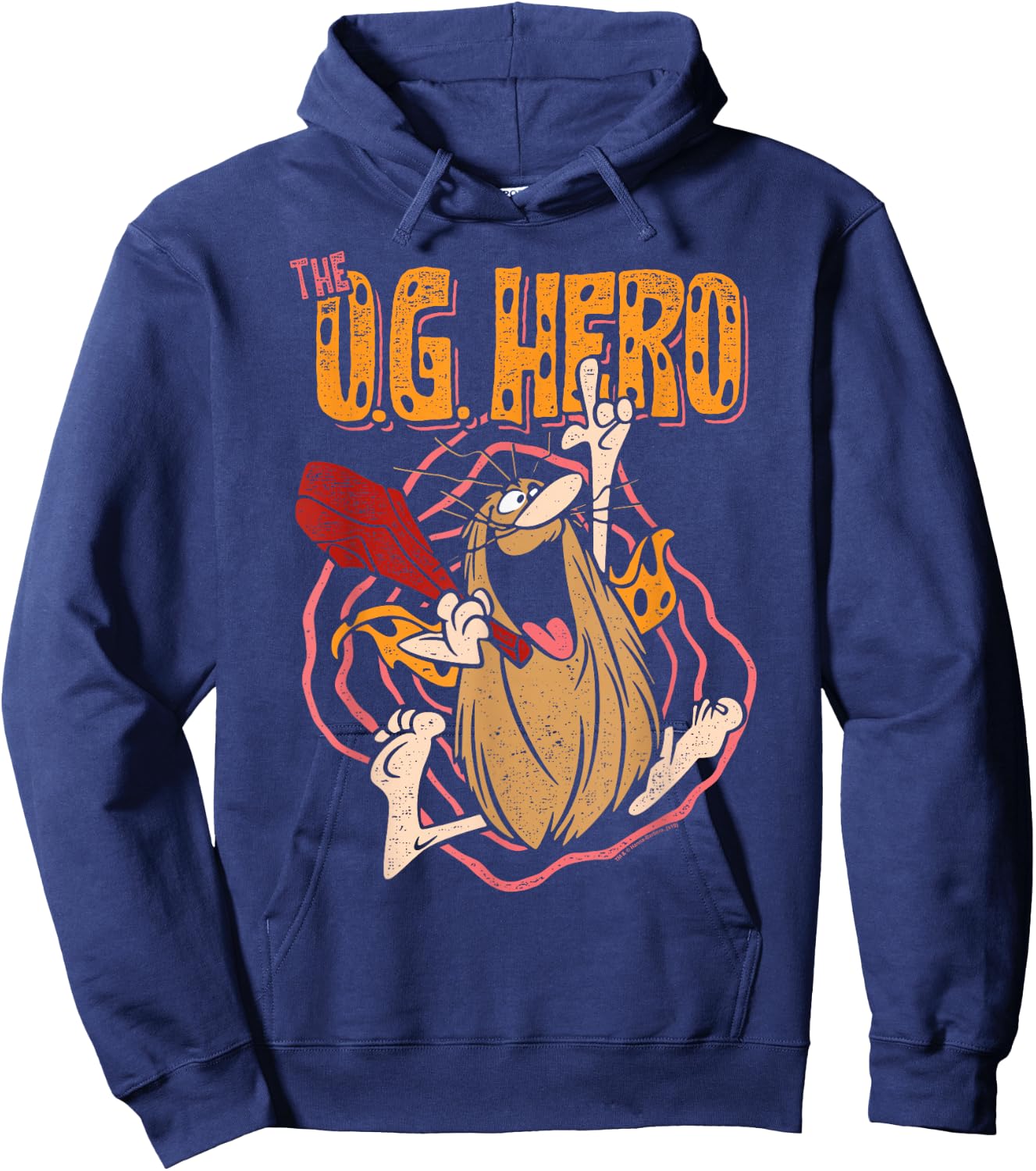 Captain Caveman OG Hero Hoodie - Hoodie | Navy