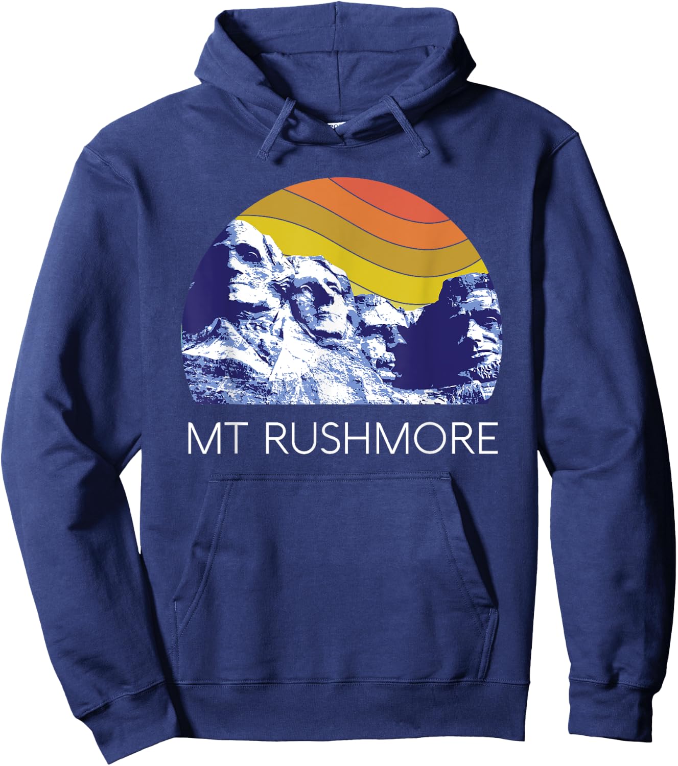 Mount Rushmore USA National Monument Historical American Hoodie - Hoodie | Navy