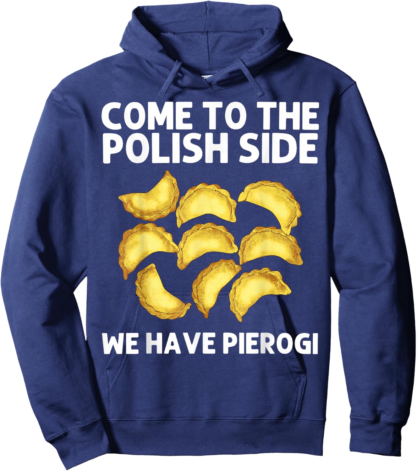 Cool Pierogi Women Polish Food Dumpling Squad Poland Hoodie - Hoodie | Navy