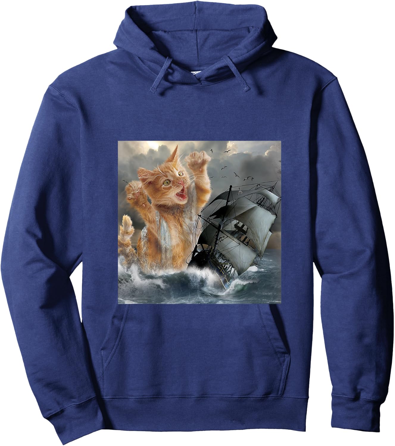 Cat Kitten Kraken Release The Kraken Krakitten Men Women Kids Hoodie - Hoodie | Navy