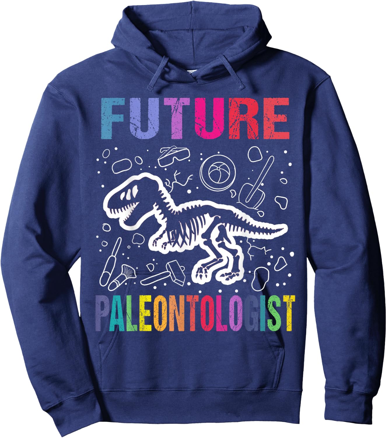 Funny Future Paleontologist Shirt Kids Dinosaur Fossil Poison Hoodie - Hoodie | Navy