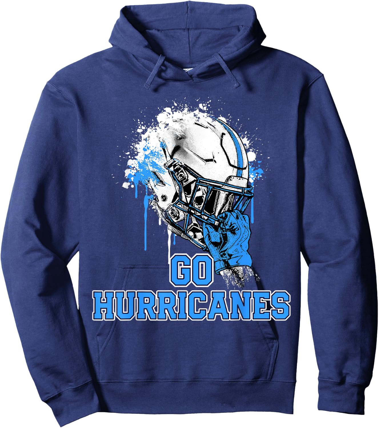 South Plaquemines Hurricanes Rising Helmet GO! Hoodie - Hoodie | Navy