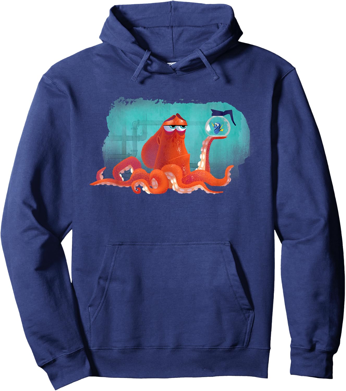 PIXAR Finding Dory Hank and Dory - Adult, Blue, Short Sleeve, Small Hoodie - Hoodie | Navy